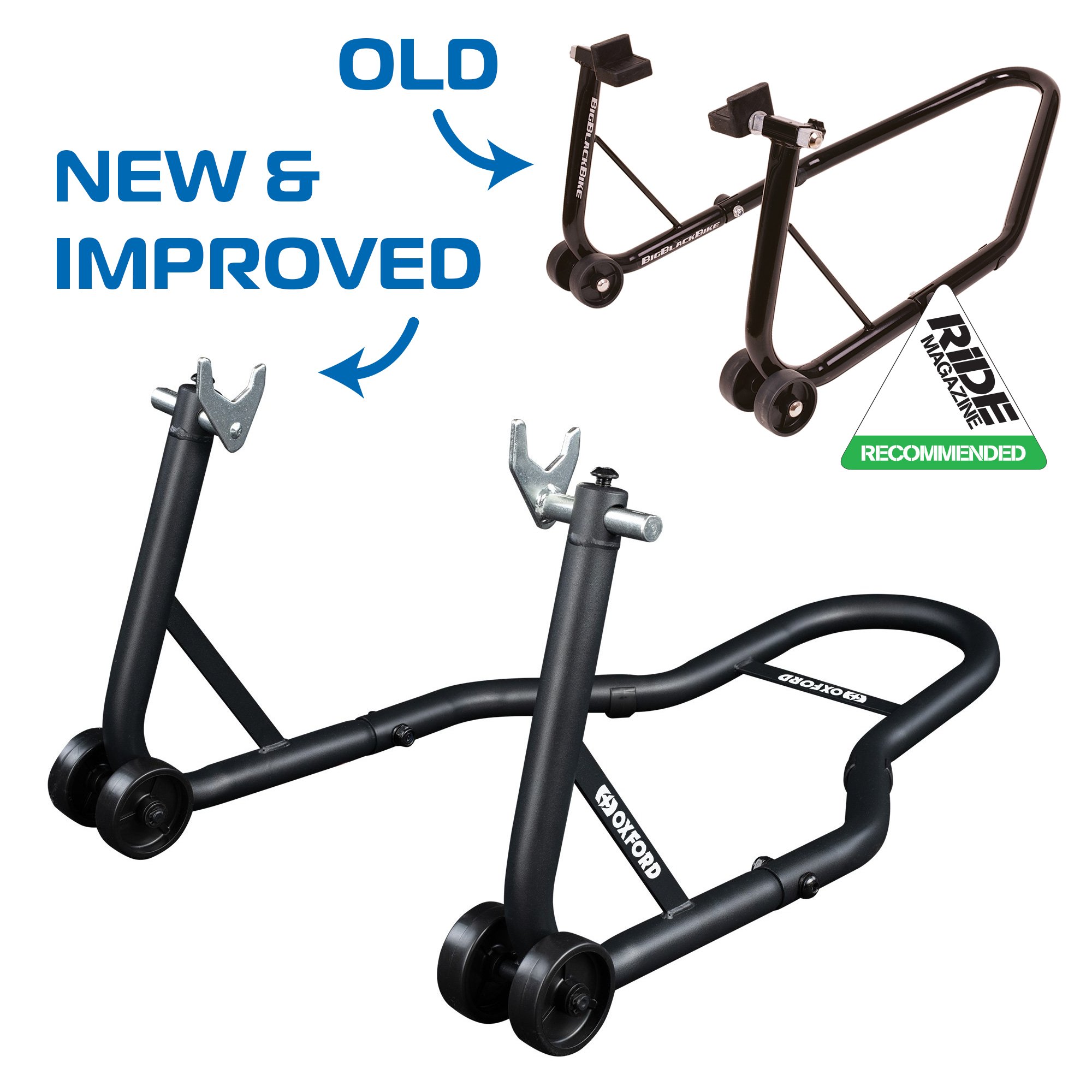 Oxford Big Black Bike Rear Paddock Stand