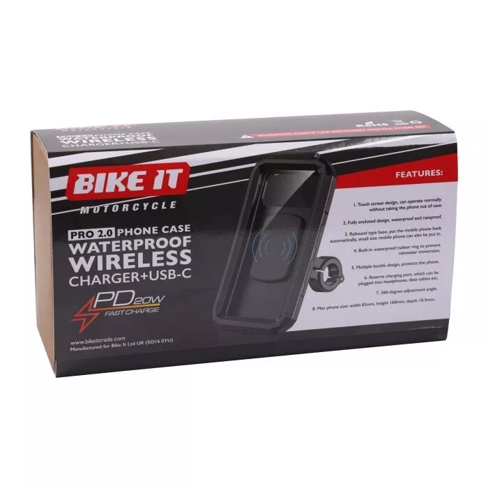 BikeIt phone holder+Usb-c charger 