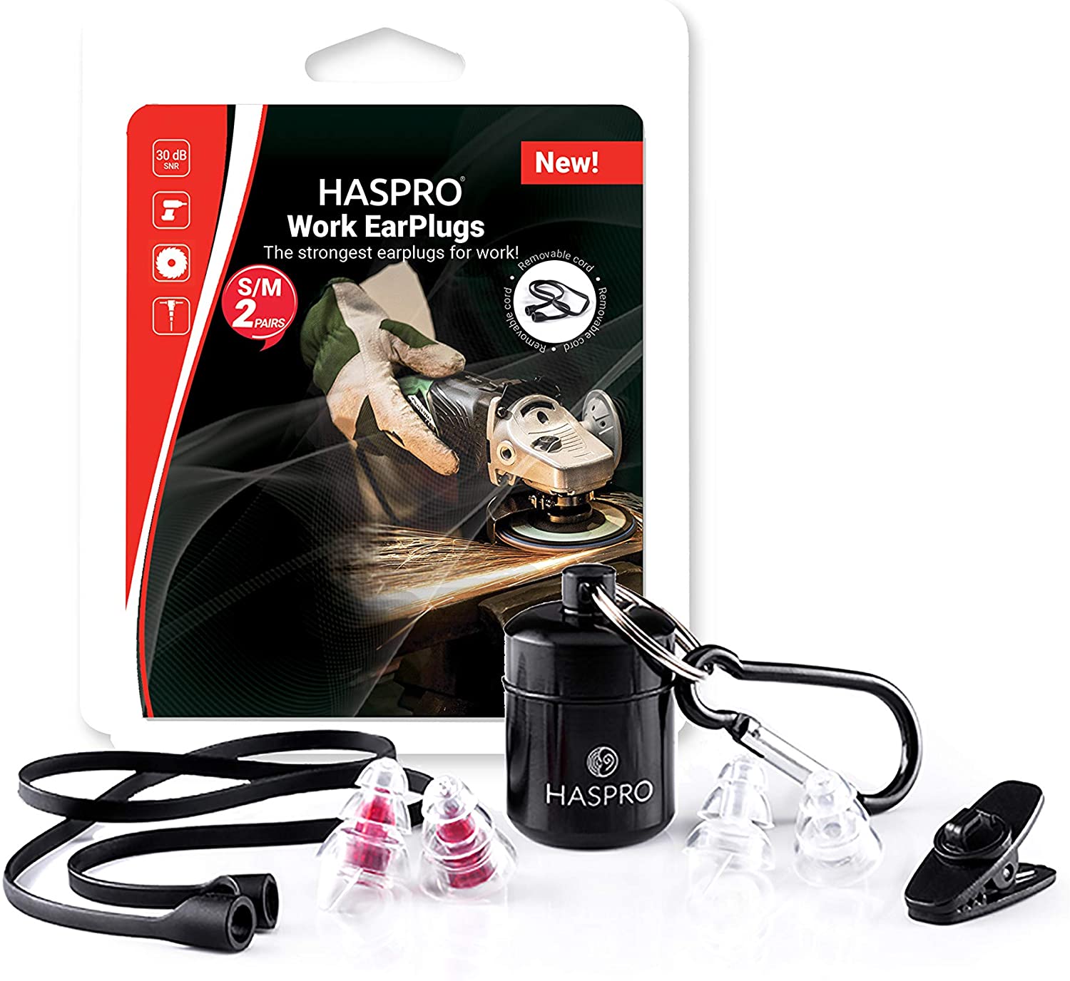 HASPRO Reusable Work Earplugs