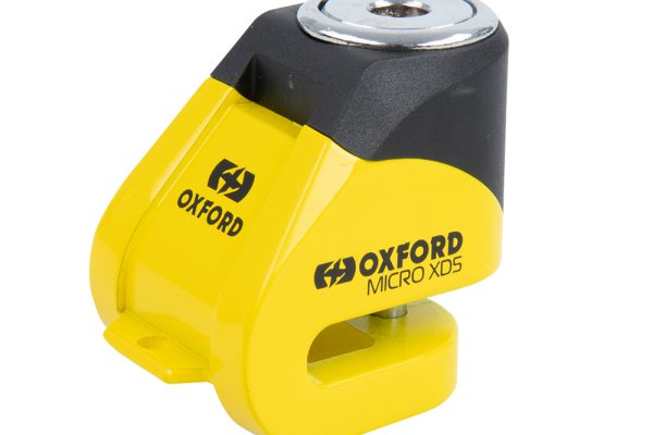 Oxford Micro XD5 Disc Lock Yellow/Black (5.5mm pin)