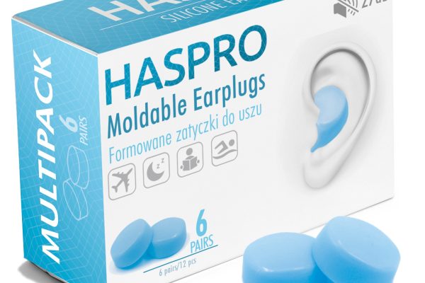 HASPRO Moldable Earplugs 6 pairs
