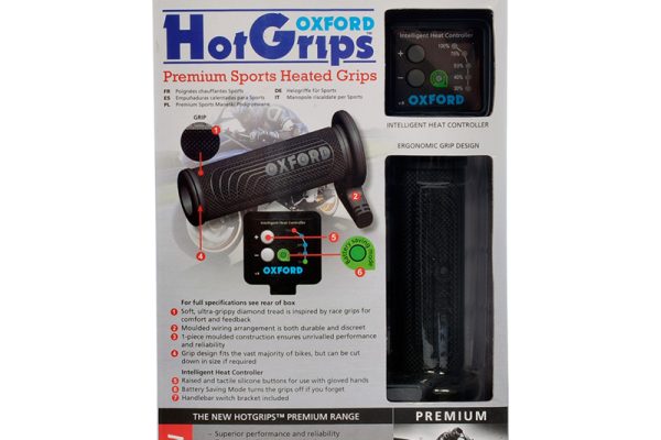 Oxford Hotgrips Premium Heated Grips - Sports - UK Specific
