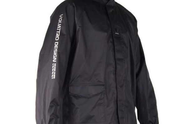 V'Quattro Waterproof Rain Jacket Black