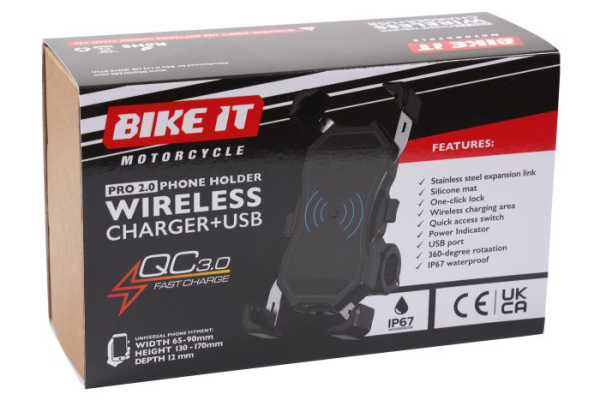 BikeIT Pro2 phone holder + charger+usb