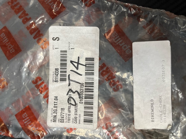 Pegaso 650 choke cable