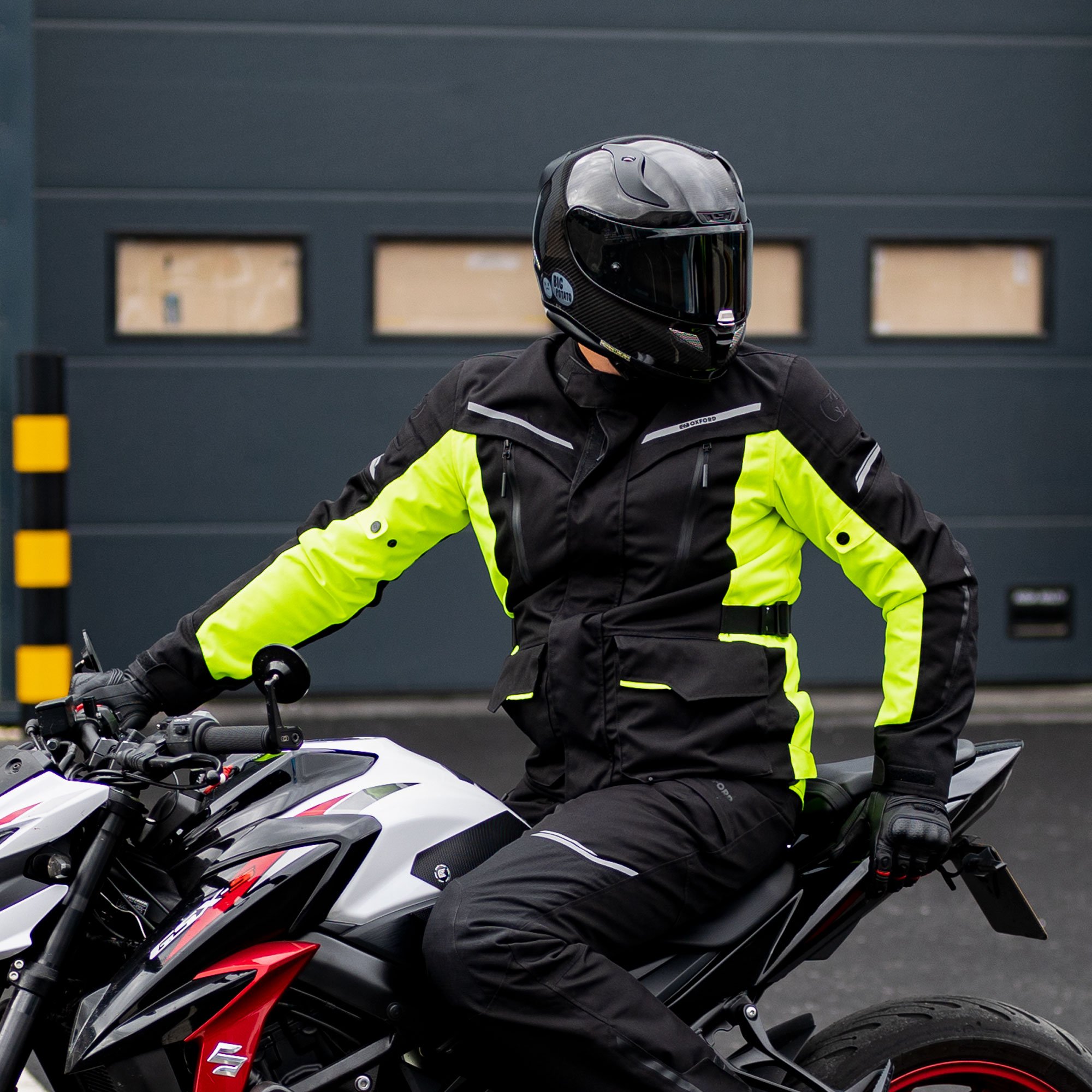 Oxford Metro 2.0 MS Jacket Black/Fluo