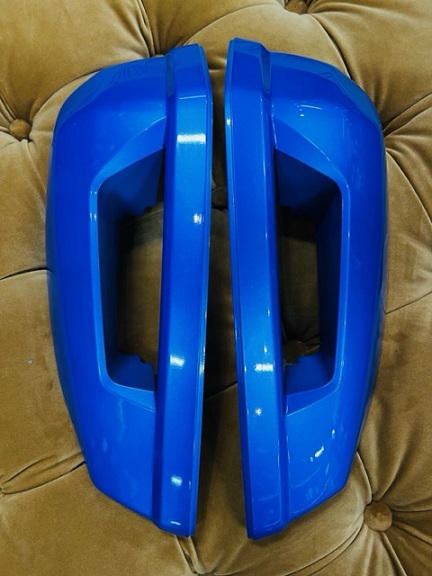 Kawasaki Set Side Pannier Covers 723 BLUE