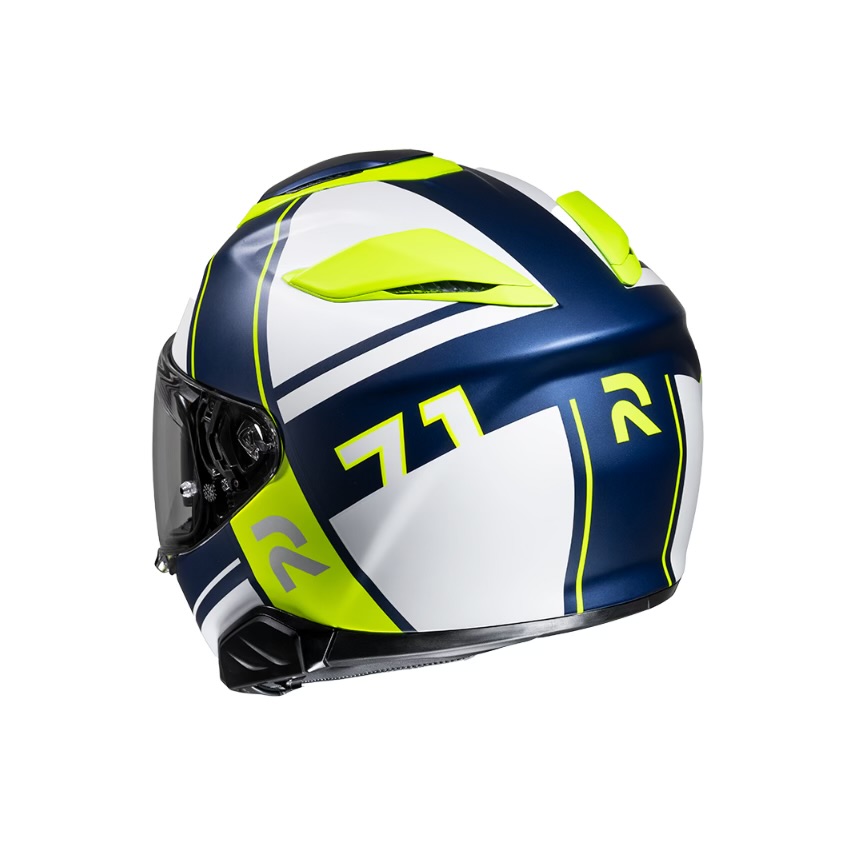 HJC RPHA 71 Zecha MC3HSF Yellow Helmet