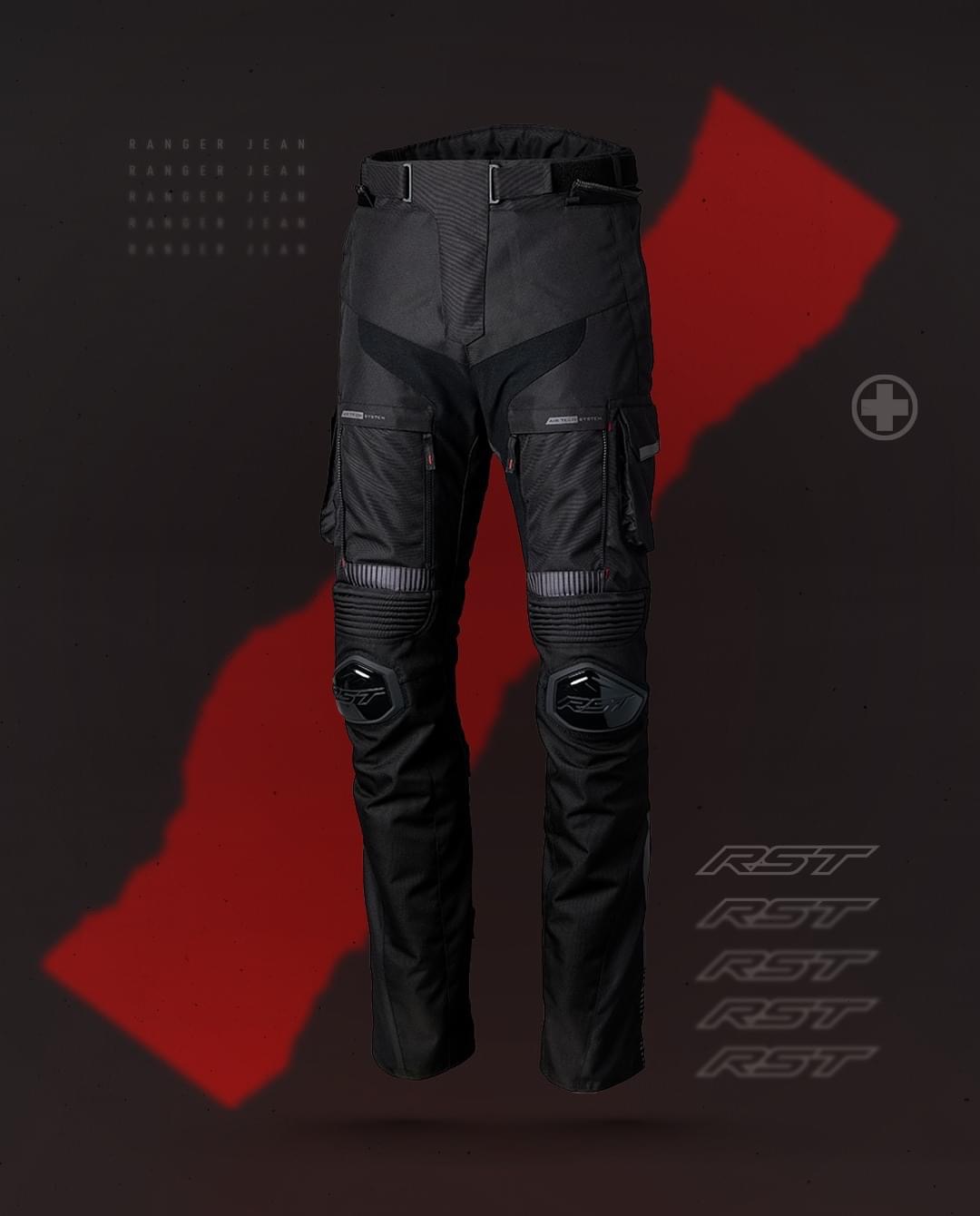 RST Pro Series Ranger CE Mens Short Leg Textile Trousers