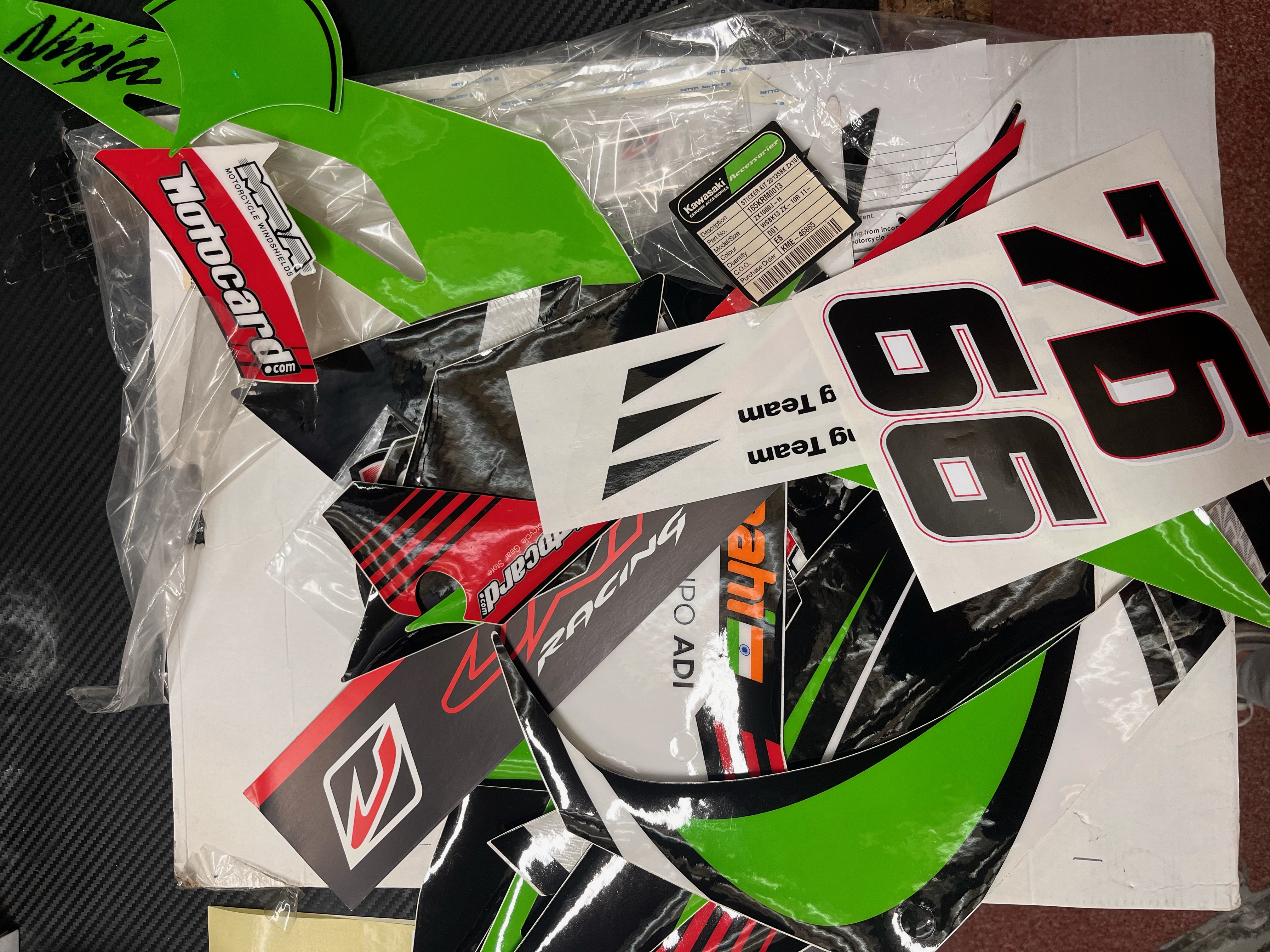 Kawasaki ZX-10R WBSK sticker kit 2013